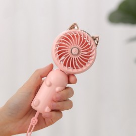 Handheld Fan Portable Mini Fan USB Fan Hand Fan Personal Foldable Handheld Fan With 3 Wind Speeds And Rechargeable Battery For Travel Office Home Outdoor Indoor
