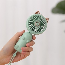 Handheld Fan Portable Mini Fan USB Fan Hand Fan Personal Foldable Handheld Fan With 3 Wind Speeds And Rechargeable Battery For Travel Office Home Outdoor Indoor
