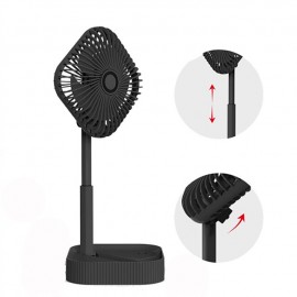 Portable Lifting Rotating Small Fan Desktop Electric Fan Usb Wire Powered Light Weight Easy To Carry For Home Office And Travel

