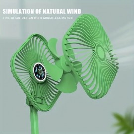 Portable Lifting Rotating Small Fan Desktop Electric Fan Usb Wire Powered Light Weight Easy To Carry For Home Office And Travel
