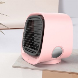 Portable Air Conditioner Cooling Fan Moisturizing & Hydrating Misting Fan Indoor Air Cooler 3 Air Speeds And 7 LED Lights 300ml Water Tank Capacity 3-in-1 Upgraded Personal Air Conditioner For Ro
