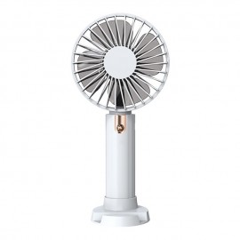 Handheld Fan Electronic Rechargeable Portable Summer Travel Cooler 3 Speeds Cordless Mute Desktop Cooling Fan Phone Holder
