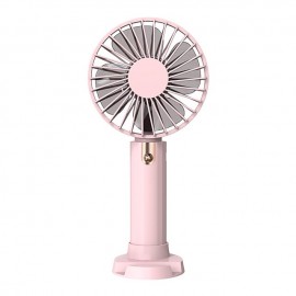 Handheld Fan Electronic Rechargeable Portable Summer Travel Cooler 3 Speeds Cordless Mute Desktop Cooling Fan Phone Holder
