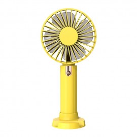 Handheld Fan Electronic Rechargeable Portable Summer Travel Cooler 3 Speeds Cordless Mute Desktop Cooling Fan Phone Holder
