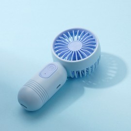 Portable Handheld Mini Fans, USB Rechargeable Personal Fan, Battery Operated Small Hand Held Fan with 3 Speeds for Travel/camping/Outdoor/Home/Office