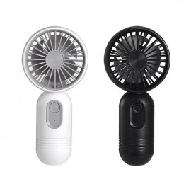 Portable Handheld Mini Fans, USB Rechargeable Personal Fan, Battery Operated Small Hand Held Fan with 3 Speeds for Travel/camping/Outdoor/Home/Office