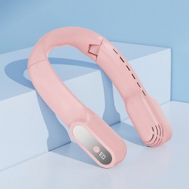 4000mAh Adjustable Hanging NeckFan Blowing Up and Down Poratble Rechargeable Fan Wireless Cooling Ventilador Home Equipment