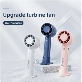 USB Rechargeable Small Fan Mini Handheld Portable Cooler Charging Outdoor Desktop Office Dormitory Household Student Desk Fan
