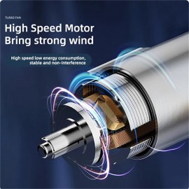 USB Rechargeable Small Fan Mini Handheld Portable Cooler Charging Outdoor Desktop Office Dormitory Household Student Desk Fan
