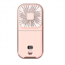 Mini Portable Fan 5-in-1 Rechargeable 180Folding Wearable Personal Fan With 3000 MAh Battery 4 Speed Strong Wind Ultra Quiet Neck/Handheld/Stand Fan For Kids Girls Woman Man Home Office Outdoor Tr
