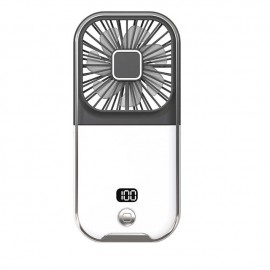 Mini Portable Fan 5-in-1 Rechargeable 180Folding Wearable Personal Fan With 3000 MAh Battery 4 Speed Strong Wind Ultra Quiet Neck/Handheld/Stand Fan For Kids Girls Woman Man Home Office Outdoor Tr
