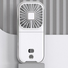 Mini Portable Fan 5-in-1 Rechargeable 180Folding Wearable Personal Fan With 3000 MAh Battery 4 Speed Strong Wind Ultra Quiet Neck/Handheld/Stand Fan For Kids Girls Woman Man Home Office Outdoor Tr
