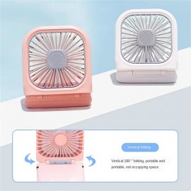 Hanging Neck Fans Mini Portable Folding USB Small Fan  Mute Portable Handheld Desktop Multi Function Charge Fan
