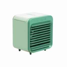 1pc Personal Evaporative Air Cooler And Humidifier Portable Air Conditioner And Fan Portable Mini Air Conditioner Cooling Fan Humidifier Space Cooler Green