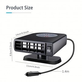 Car Heater Speed Hot Fan Car Electric Heater Large Truck Car Heater Car Defrosting Defogger
