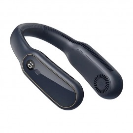 Neck Fan 360Cooling Airflow USB Rechargeable Bladeless Portable Neck Fan With 3 Speeds Adjustment Personal Fan For Outdoor Travel