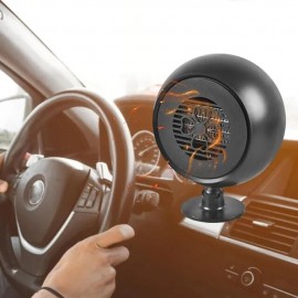 Car Heater Defroster Window Defrosting Tool 180w 12v 360 Degrees Rotary Base Car Heater
