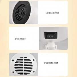 Car Heater Defroster Window Defrosting Tool 180w 12v 360 Degrees Rotary Base Car Heater
