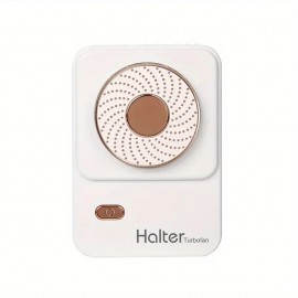 Leafless Neck Fan With Hanging Strap Portable Electric Handheld USB Charging Small Fan Suitable For Outdoor Sports Fitness Travel
