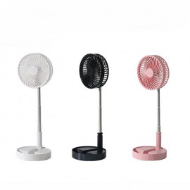 USB Rechargeable Small Fan 8 Inch Folding Telescopic Portable Electric Fan Super Long Battery Life Outdoor Camping Desktop Fan