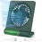 Small Desk Fan 2000mAh Rechargeable USB Fan Battery OperatedUltra Quiet Strong Wind 3 Speeds & aboutLonger Working 180Foldable Mini Desktop Fan for Home Office Travel Outdoor-Blue