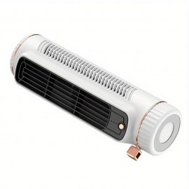 Cool Down with This Air-Conditioned USB Desktop Fan - Multi-Functional Vertical & Horizontal Dual-Use!