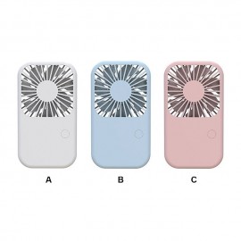 Mini Portable Pocket Fan Cool Air Hand Held Cooling Rechargeable Mini Air Cooler Mini Fans Outdoors Desktop Summer Use
