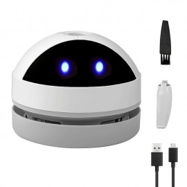 Desk Vacuum Cleaner MiniCrumb VacuumKeyboard CleanerUSB Charging Detachable DesignCordless 360Cute Mini Vacuum For DeskLaptopTable
