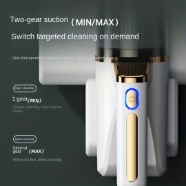 Portable Wireless Mite Removal Vacuum Cleaner - Handheld Bedspread Cleaner with Double Beat Technolog
