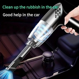28000Pa Wireless Car Vacuum Cleaner High Suction Cordless Handheld Auto Vacuum Home & Car Dual Use Mini Portable Vacuum Cleaner