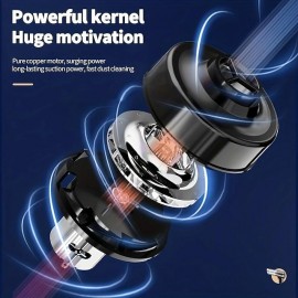 28000Pa Wireless Car Vacuum Cleaner High Suction Cordless Handheld Auto Vacuum Home & Car Dual Use Mini Portable Vacuum Cleaner