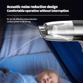 28000Pa Wireless Car Vacuum Cleaner High Suction Cordless Handheld Auto Vacuum Home & Car Dual Use Mini Portable Vacuum Cleaner