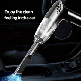 28000Pa Wireless Car Vacuum Cleaner High Suction Cordless Handheld Auto Vacuum Home & Car Dual Use Mini Portable Vacuum Cleaner