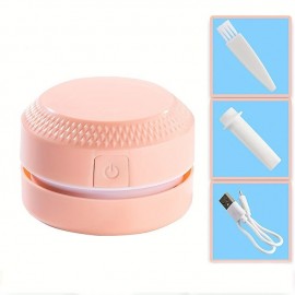 Mini Desktop Vacuum Cleaner And AAA Batteries(NOT Including) Powered Keyboard Cleaner Crumbs Confetti Dust Hair For Home School Office 2 Colors
