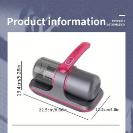 Wireless UV Mite Vacuum Cleaner - High-Power Household Bed Sheet Cleaner For Effective Removal Of Mites