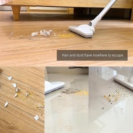 1pc Vacuum Cleaner Wireless Handheld High Power Stick-Vacuum Cleaner With Floor Brush,Lightweight Rechargeable Electric Brooms,Powerful Suction 4-in-1 Portable Bagless Mini Hand Vac For Car Home Sofa Pet Hair Hard Wood Floor Carpet Cleaning Supplies