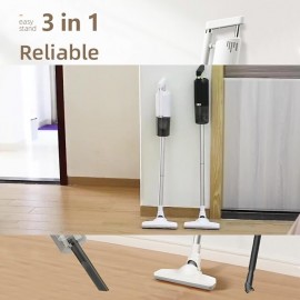 1pc Vacuum Cleaner Wireless Handheld High Power Stick-Vacuum Cleaner With Floor Brush,Lightweight Rechargeable Electric Brooms,Powerful Suction 4-in-1 Portable Bagless Mini Hand Vac For Car Home Sofa Pet Hair Hard Wood Floor Carpet Cleaning Supplies