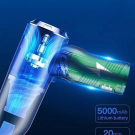 Portable High-Power Vacuum Cleaner - Perfect for Travel & Detailing Kit Essentials!