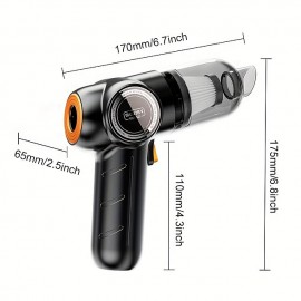 Multifunction Car Vacuum Cleaner 2 In 1 Car Portable Handheld Car Small Mini Vacuum Cleaner High Power Dust Remover Outdoor Pump For Car Home