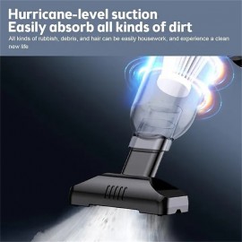 4-in-1 New Cordless Car Vacuum Cleaner Blowing and Sucking Multifunctional Strong Suction Mini Wireless Car Vacuum Cleaner Handheld Air Duster Wet Dry Use for Home Office Car Cleaning Pet Hair Cleanin