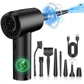 Wireless Air Blower 51000 RPM Dust Blowing Gun USB Compressed Air Duster Cleaning For Computer Laptop Keyboard Camera Cleaning
