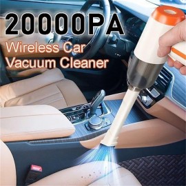 New Wireless Car Vacuum Cleaner Mini Portable Multifunctional Vacuuming/Blowing/Inflating/UV Lamp 20000PA Strong Suction Cordless Handheld Vacuum Cleaner Air Dust Collector Desktop Auto for Car Home
