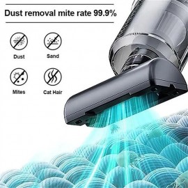 New Wireless Car Vacuum Cleaner Mini Portable Multifunctional Vacuuming/Blowing/Inflating/UV Lamp 20000PA Strong Suction Cordless Handheld Vacuum Cleaner Air Dust Collector Desktop Auto for Car Home
