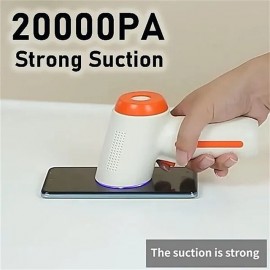 New Wireless Car Vacuum Cleaner Mini Portable Multifunctional Vacuuming/Blowing/Inflating/UV Lamp 20000PA Strong Suction Cordless Handheld Vacuum Cleaner Air Dust Collector Desktop Auto for Car Home
