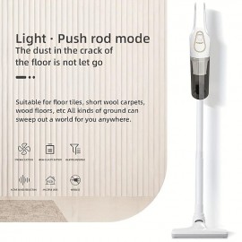 High-power Handheld Wet & Dry Cordless Vacuum Cleaner Lightweight Household Stick Vacuum With Strong Suction Portable Rechargeable Handheld Vacuum For Hard Floor Stairs Sofa Home Car Outdoor Tents P