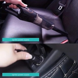 High-power Handheld Wet & Dry Cordless Vacuum Cleaner Lightweight Household Stick Vacuum With Strong Suction Portable Rechargeable Handheld Vacuum For Hard Floor Stairs Sofa Home Car Outdoor Tents P