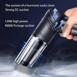 Cordless Car Vacuum Cleaner Portable Mini Handheld Vacuum Cleaner Rechargeable Wireless 20000PA Dust Catcher for Car Home Office

