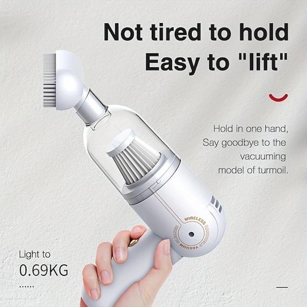 Cordless Handheld Vacuum Cleaner Strong Suction Hand Held Vacuum With Runtime Rechargeable Battery Lightweight Hand Vacuum