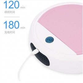 4 IN 1 Function Strong Suction  New Smart Sweeping Robot Automatic Vacuum Cleaner Powerful Dust Catcher with UV Sterilization Function for Home Office Floor Garbage & Dirt Cleaning