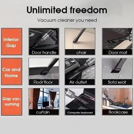 1 cordless household vacuum cleaner Household Small family car Portable car accessories